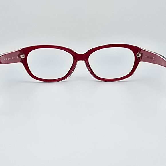 Kate Spade New York Bri DC8 XO Gloss Black on Red Cat Eye Sunglasses Frame 54mm - Picture 4 of 14